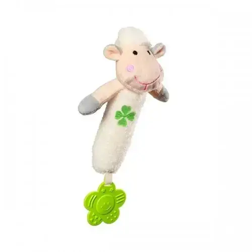 Писукаща играчка Babyono с гризалка овца | P106332