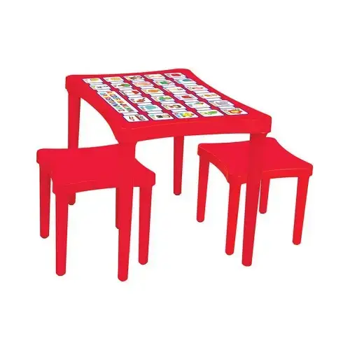 Детска маса с два стола Pilsan, червен | P107072