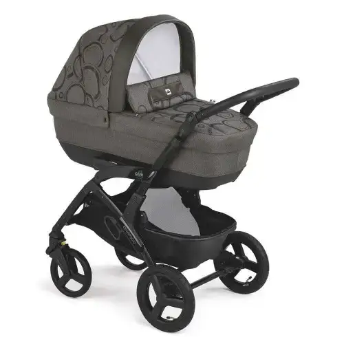 Бебешка количка 3в1 Cam Dinamico Smart  сива с кръгове | P107330