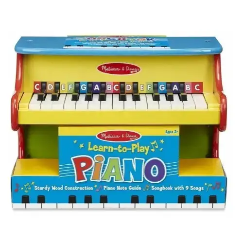 Детско дървено пиано Melissa and Doug Научи се да свириш | P108030