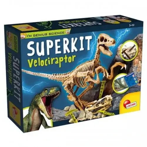 Детски супер комплект Малък гений Lisciani Velociraptor | P108425