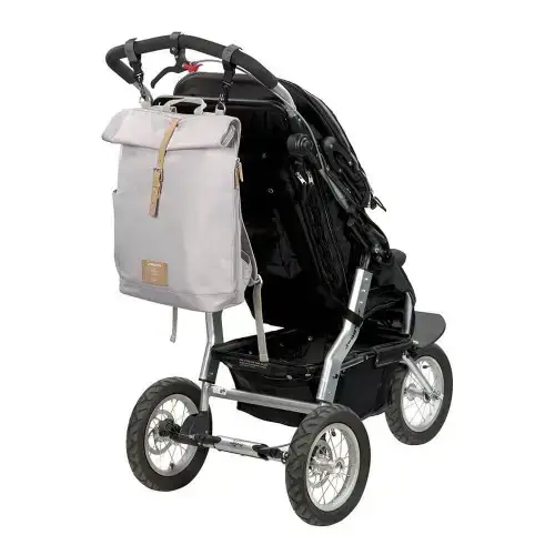 Чанта Lassig Rolltop Backpack за бебешка количка  - 3