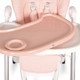 Бебешки детски стол за хранене Cangaroo Brunch розов  - 7