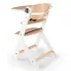 Столче за хранене KinderKraft ENOCK, Дървено/бели крака  - 3