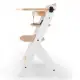 Столче за хранене KinderKraft ENOCK, Дървено/бели крака  - 4