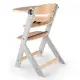 Столче за хранене KinderKraft ENOCK, Дървено/сиви крака  - 1