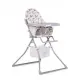 Детски стол за хранене Moni Scaut сив  - 4