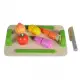 Детска дървена дъска за рязане със зеленчуци Moni Toys  - 7