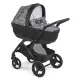 Бебешка количка 3в1 Cam Dinamico Smart черна с листенца 