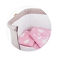 Бебешки комплект за мини кошара Chipolino облаче розово  - 1