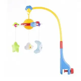 Бебешка музикална играчка за легло с прожектор Chipolino Орбита