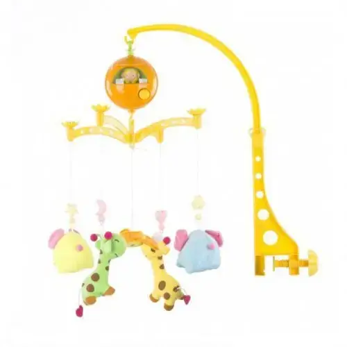 Бебешка играчка за легло Chipolino Жирафчета и слончета | P108627