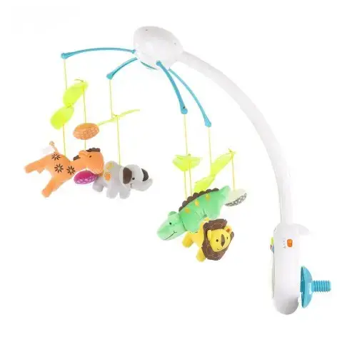 Бебешка музикална играчка за легло Chipolino Зоопарк | P108638