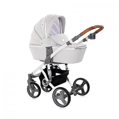 Детска комбинирана количка Lorelli Rimini+Чанта Grey&Black Dots | P108660