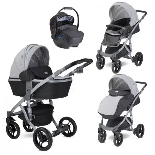 Детска количка Rimini Premium Cool Grey | P108725