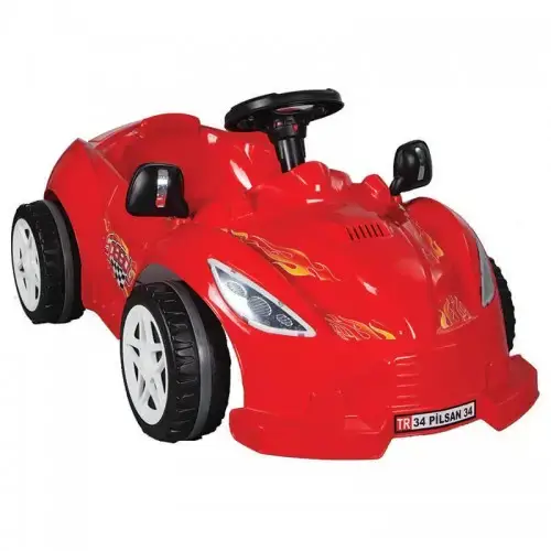 Детска кола с педали Pilsan Speedy, червена | P110562