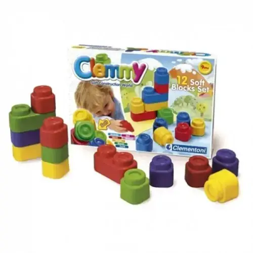 Детски конструктор - Кубчета 12части Clementoni Clemmy | P110651