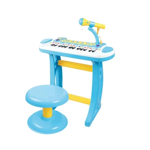 Детско пиано 2 в 1 със стол и микрофон Baoli Melody 31 клавиша | P110652