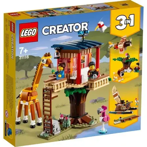 Детски конструктор LEGO Дървесна къща за сафари и диви животни | P110806