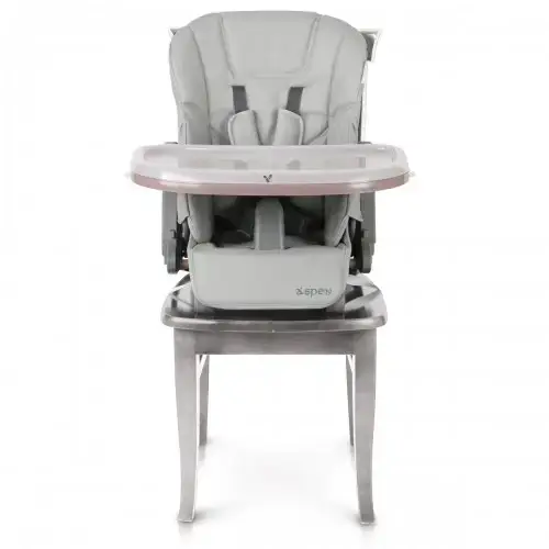Детски стол за хранене Cangaroo Aspen 2 в 1 сив | P111637
