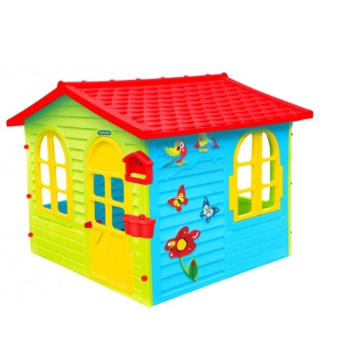 Детска голяма къща Mochtoys с дъска за рисуване  | P111638