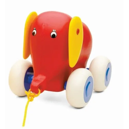 Слонче Бебе за дърпане-14 см количка | P111885