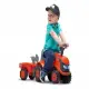 Бебешки трактор с ремарке, гребло и лопатка Falk, оранжев  - 3