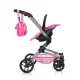 Детска комбинирана количка за кукли Moni Toys Venera  - 5
