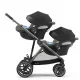 Бебешка количка за близнаци Cybex Gazelle S Soho Grey taupe  - 3