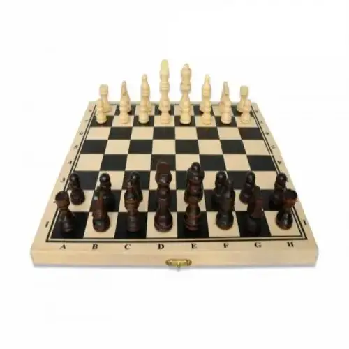 Детски дървен шах за момичета и момчета, Deluxe | P113915