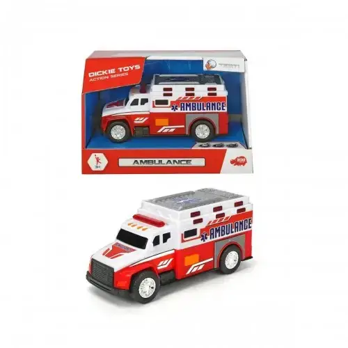 Детска играчка - Линейка със звук и светлина Dickie 15см. | P113940