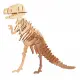 Детски дървен 3D пъзел Johntoy Динозаври - Тиранозавър Рекс  - 1