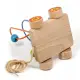 Детска играчка за дърпане и лабиринт с мъниста-2в1 Lucy&Leo  - 6