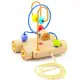 Детска играчка за дърпане и лабиринт с мъниста-2в1 Lucy&Leo  - 8