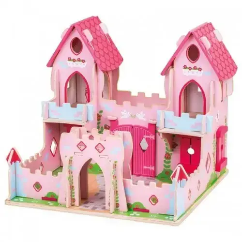 Детски дървен замък - Замъкът на приказките BigJigs | P114156