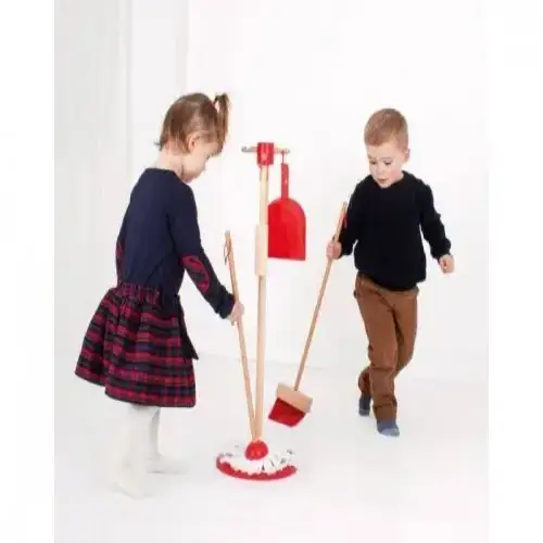 Детски червен комплект за почистване BigJigs | P114158