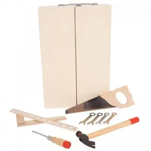 Детска дървена кутия с инструменти BigJigs | P114161