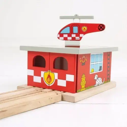 Детска дървена пожарна станция BigJigs | P114165