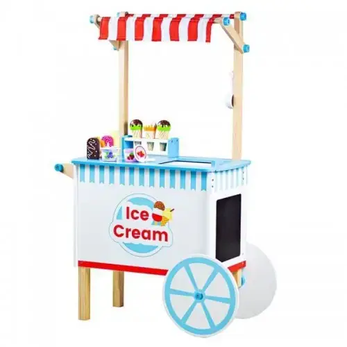 Детска дървена количка за сладолед BigJigs | P114171