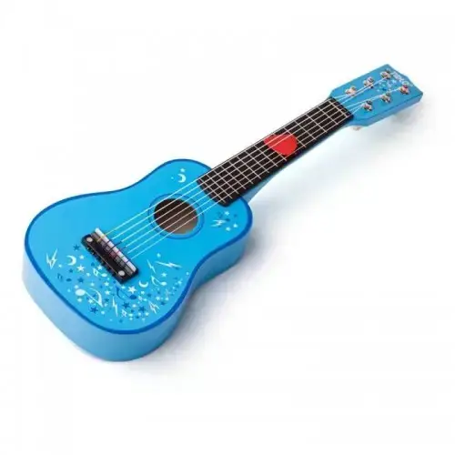 Детска дървена китара в син цвят BigJigs | P114210