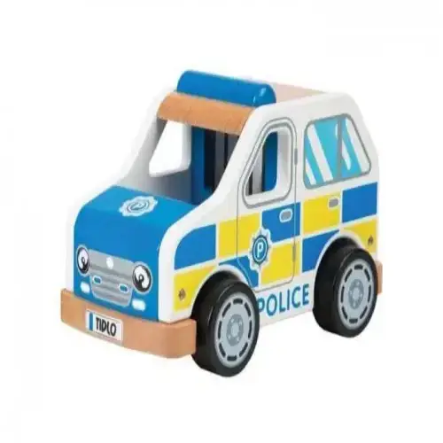 Детска играчка - Дървена полицейска кола BigJigs | P114215