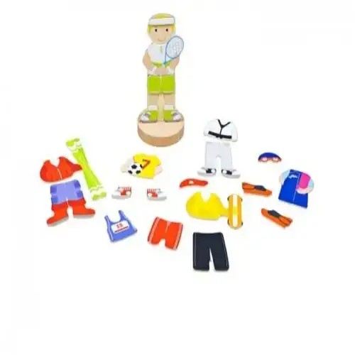 Детска игра - Магнитна кукла за обличане BigJigs Активности | P114218