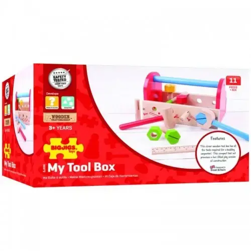 Детска дървена кутия с инструменти, My Tool Box | P114226