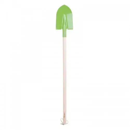 Детска зелена лопата с дълга дръжка BigJigs | P114244
