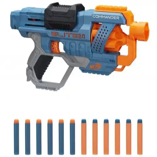 Nerf MEGA Tri-Break Preto - Laranja e Vermelho - Outros Jogos ao