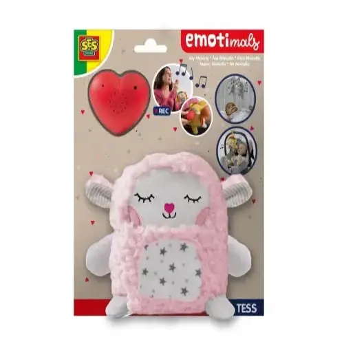 Бебешка играчка - Плюшено животинче с емоции SES, Тес | P114359