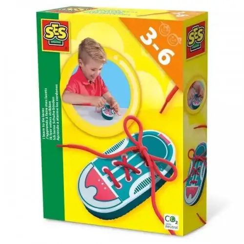 Детска образователна играчка - Обувка с връзки за завързване | P114371