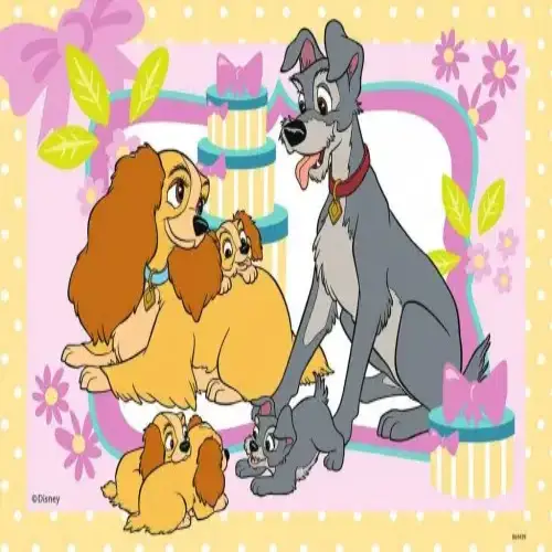Детски пъзел, Disney Любимите кученца на Дисни, 2х24 ел. | P114393