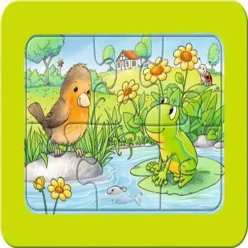 Детски пъзел, My first puzzles Малки градински животни | P114428