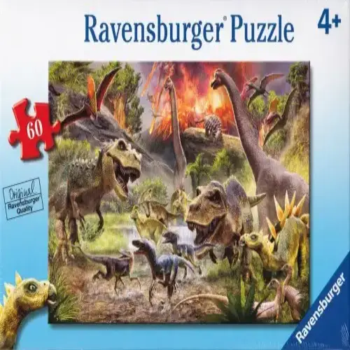 Детски пъзел Ravensburger Битката на динозаврите 60 ел. | P114442